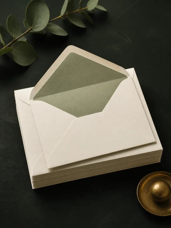 A neat stack of sealed envelopes